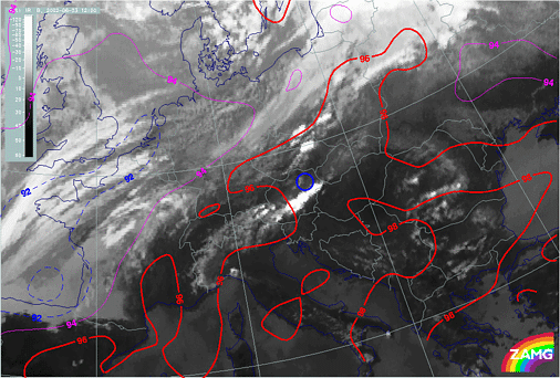 23 June 2002/12.00 UTC - Meteosat IR image