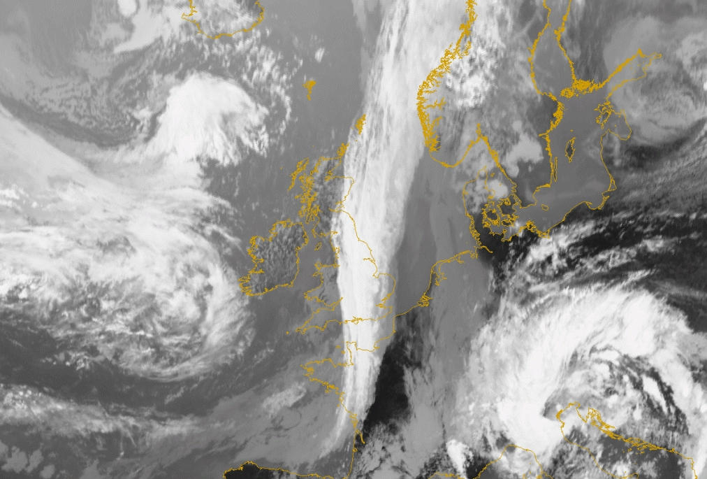 22 August 2005/11.00 UTC - Meteosat 8 IR10.8 image