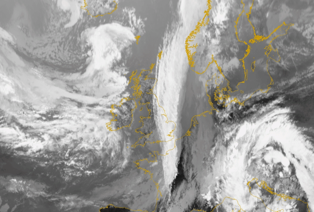 22 August 2005/15.00 UTC - Meteosat 8 IR10.8 image