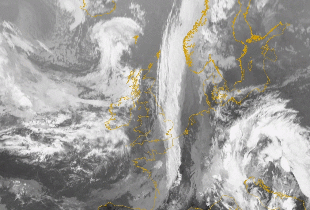 22 August 2005/17.00 UTC - Meteosat 8 IR10.8 image
