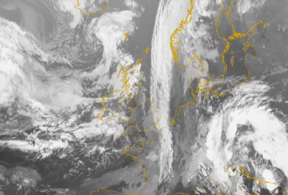 22 August 2005/19.00 UTC - Meteosat 8 IR10.8 image