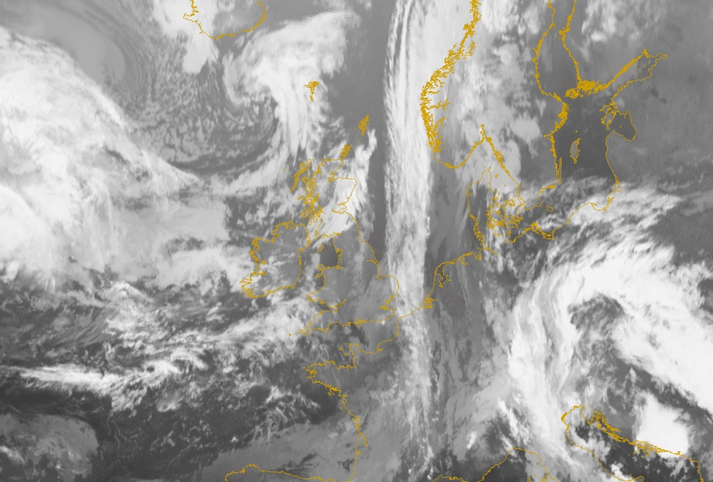 22 August 2005/21.00 UTC - Meteosat 8 IR10.8 image