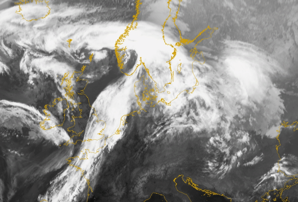 16 March 2005/18.00 UTC - Meteosat 8 IR10.8 image